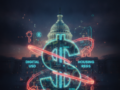 Digitálny dolár vlády USA čelí zákazu: Nový zákon o bývaní ho stopne už dnes v noci!